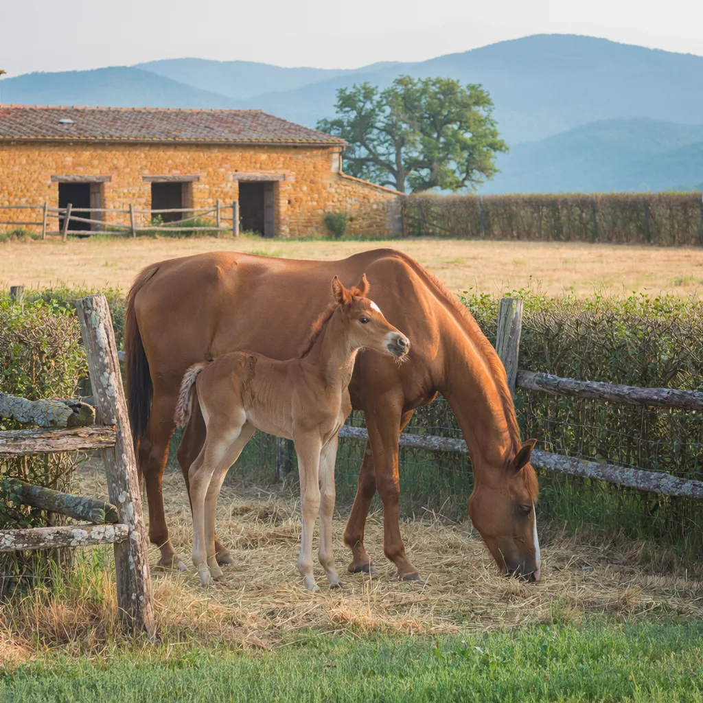 Élevage de chevaux, Le Domaine de la Poyat, Légny