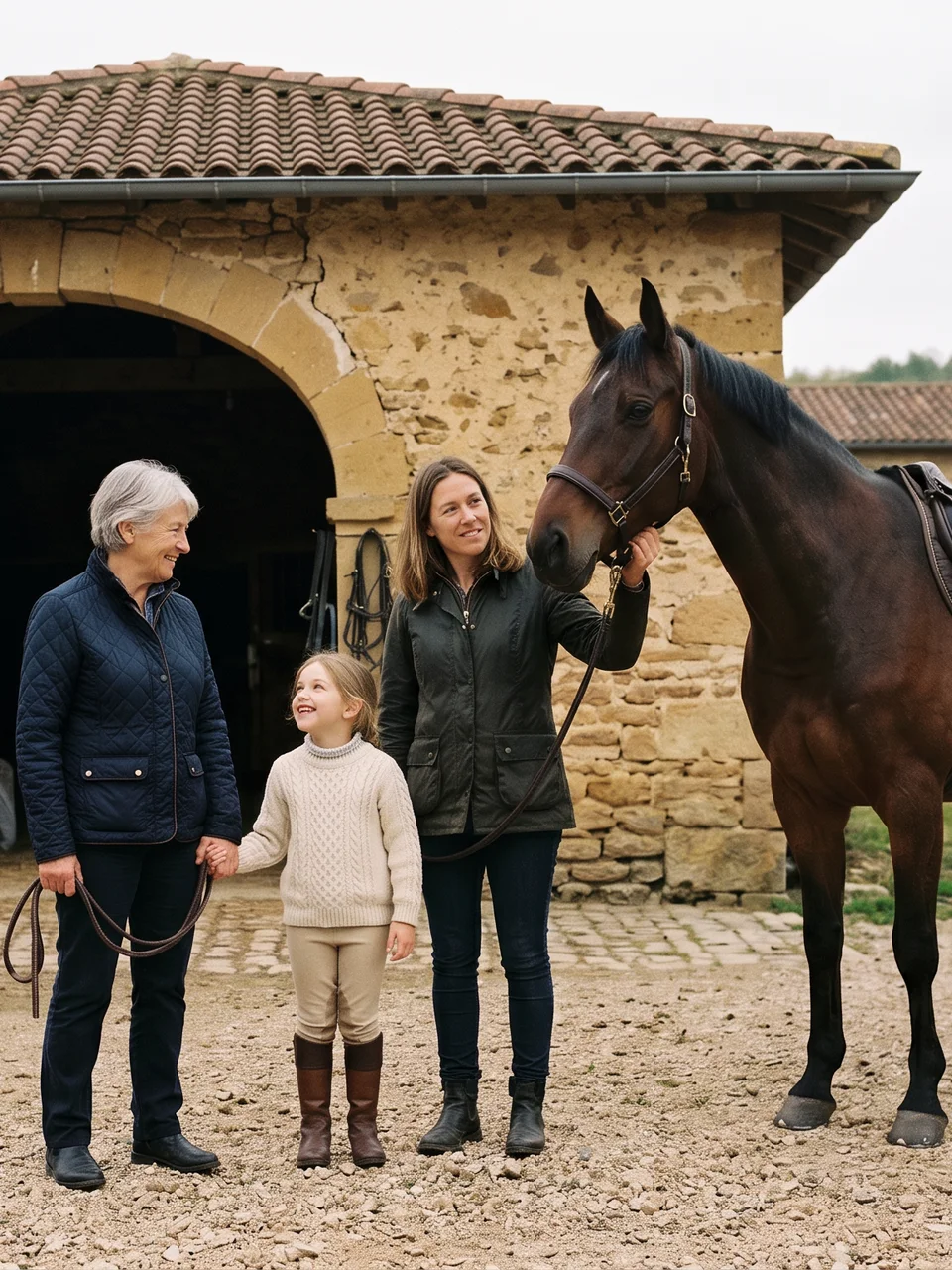 L'équipe, Le Domaine de la Poyat, centre équestre à Légny